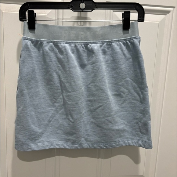 Herve Leger Knit Logo Mini Skirt - Picture 3 of 5